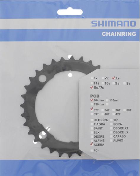 Immagine prodotto Shimano Ingranaggio ACERA FC-M361 32 denti nero (32)