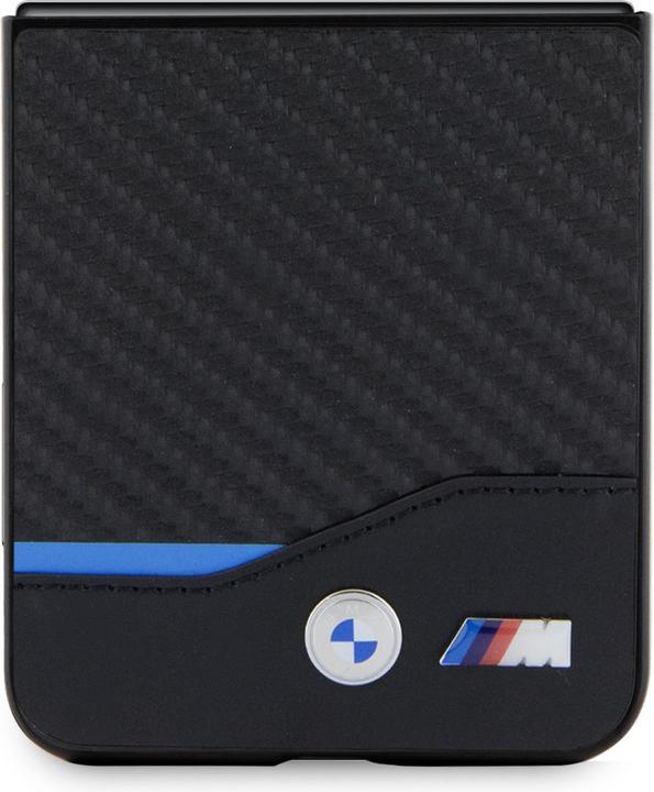 Actual product image BMW M Collection Carbon Case for F731B Samsung Galaxy Z Flip5 - black (Samsung Galaxy Z Flip5)