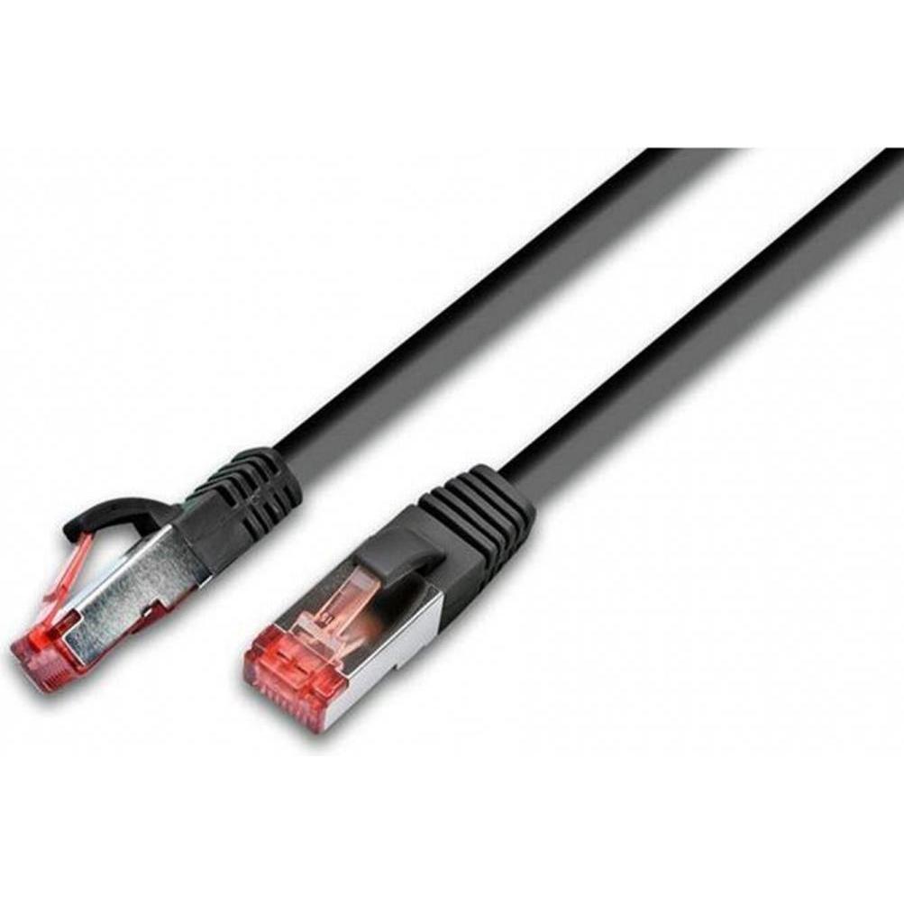 Wirewin Patchkabel: S/FTP, 5m, schwarz (S/FTP, CAT6a, 5 m), Netzwerkkabel