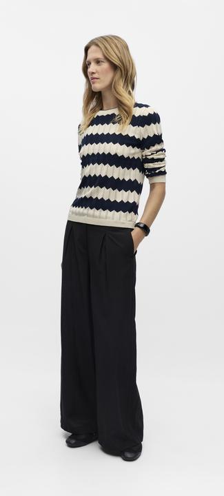 Produktbild Object Gestreifter Strickpullover (S)