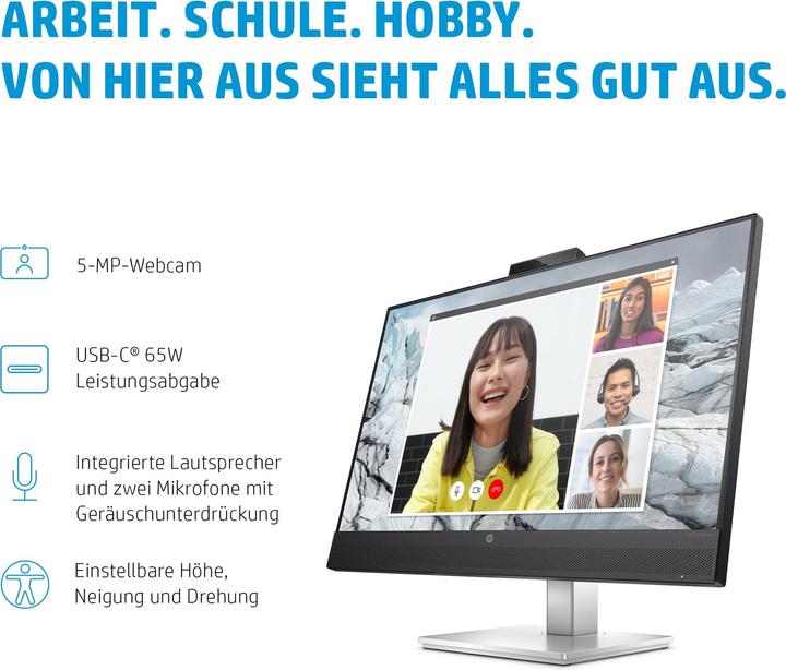 Actual product image HP E27m G4 (2560 x 1440 pixels, 27")