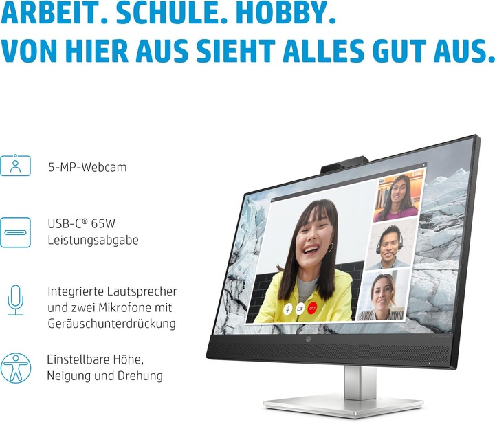 Produktbild HP E27m G4 (2560 x 1440 Pixel, 27")