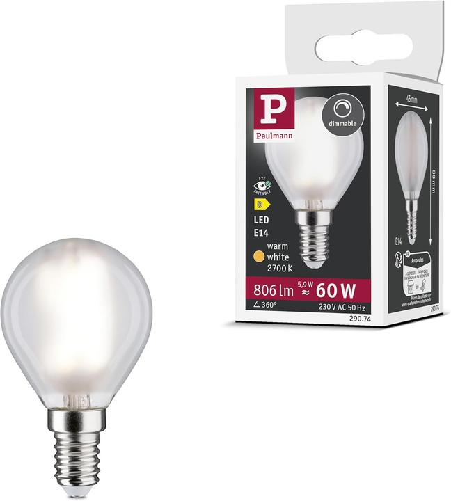 Produktbild Paulmann Tropfenlampe (E14, 806 lm, 1x)