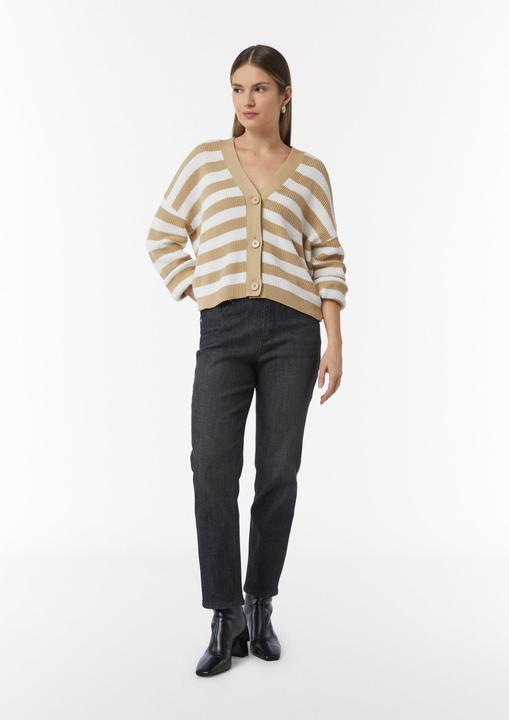 Produktbild Comma Strickjacke Lässige Strickjacke mit voluminösen Ärmeln (34)