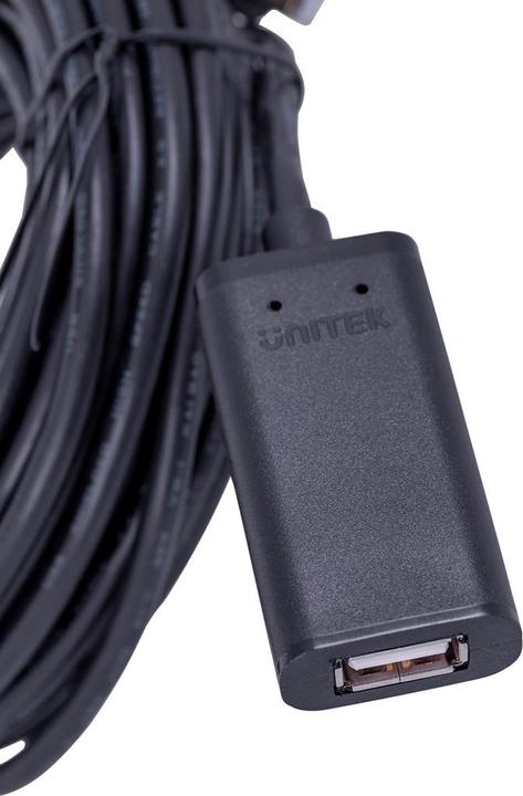 Produktbild Unitek Y-278 USB Kabel USB 2.0 2 x USB A USB A (10 m, USB 2.0)