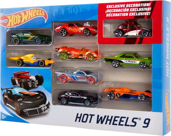 Actual product image Hot Wheels Gift set of 9