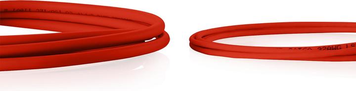 Image du produit Digitus CAT 6 U-UTP Slim Patchkabel, 5 m, rouge, 10 pièces (U/UTP, CAT6, 5 m)