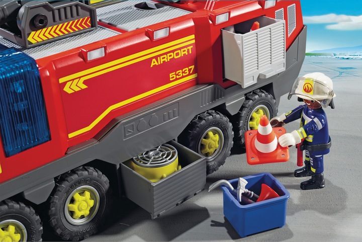 Produktbild Playmobil Flughafenlöschfahrzeug (5337)