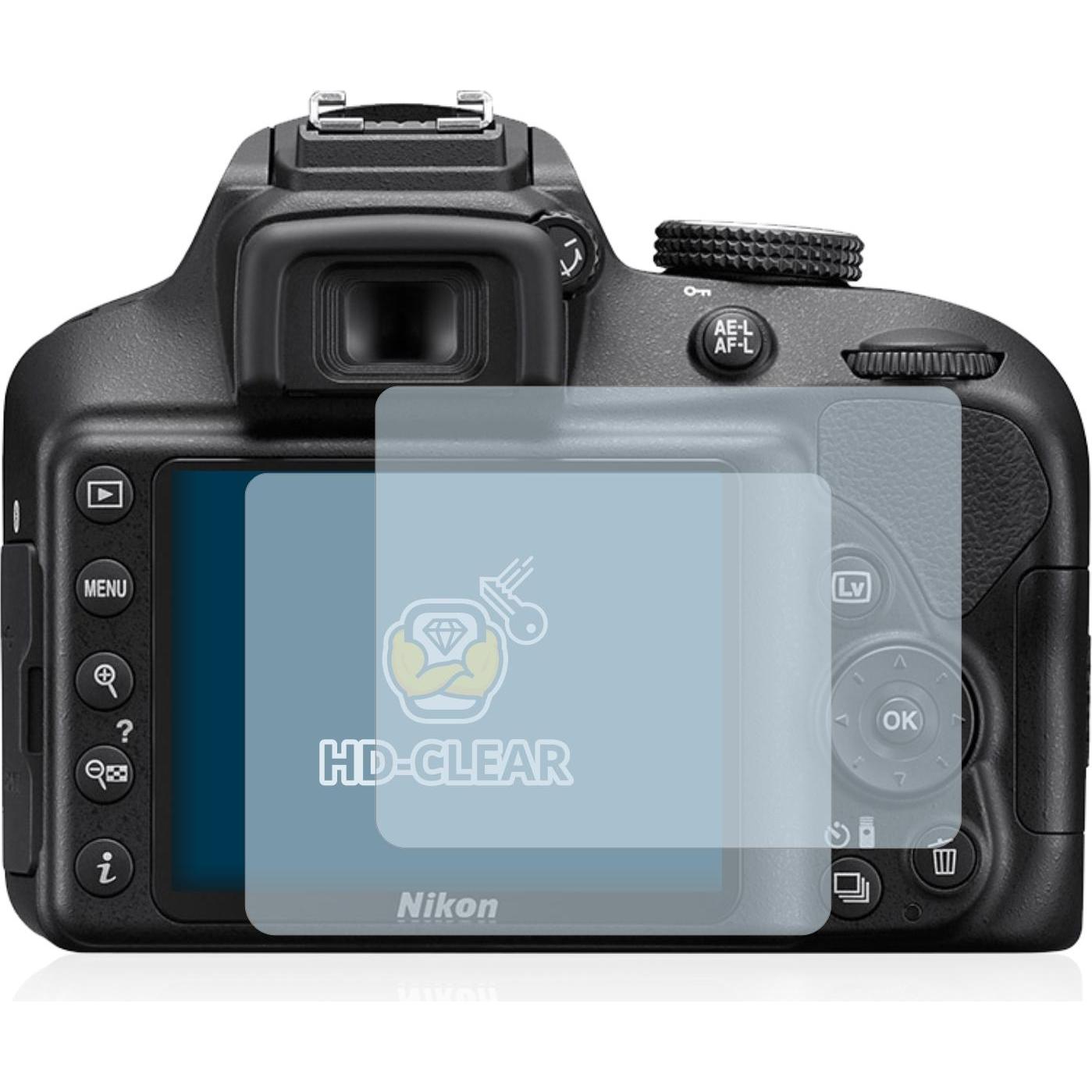 Thumbnail - BROTECT Schutzfolie Displayschutz Klar (Displayschutz, D3400), Kameraschutz, Transparent