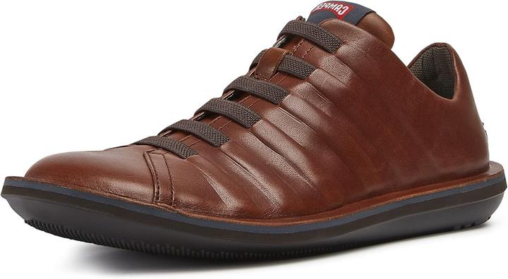 Actual product image Camper Beetle Leather Sneaker - Brown (43)