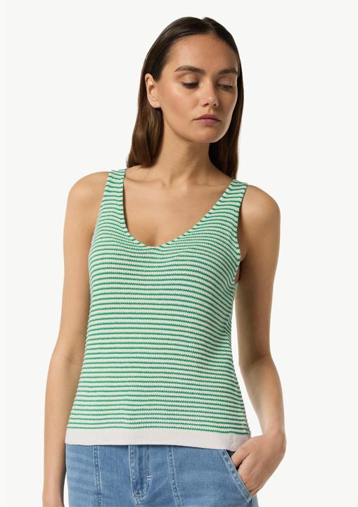 Image du produit Comma Strickpullunder Baumwoll-Stricktop im Slim Fit (36)