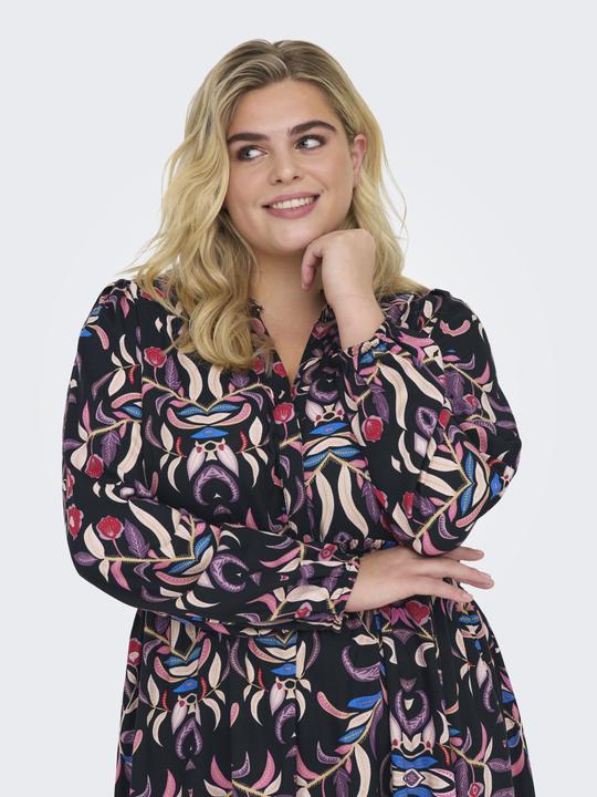 Produktbild Only CARNOLANA Kurzes Kleid Tunika mit halber Knopfleiste (44)