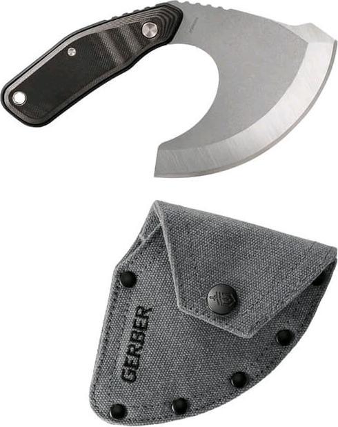 Immagine prodotto Gerber Gear Gerber coltello da caccia DOWNWIND ULU, acciaio 7Cr, inossidabile, manico in G10, fodero in tela (12.30 cm)