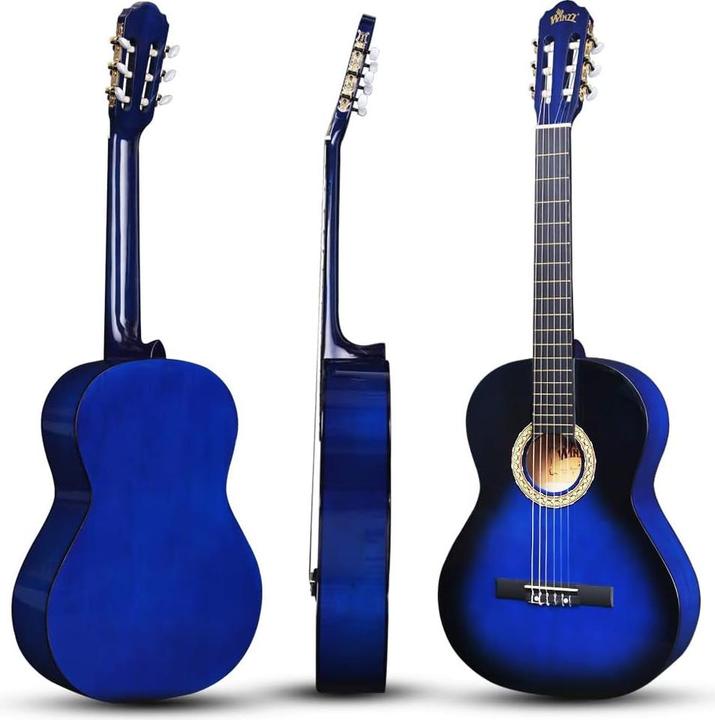 Image du produit Winzz Konzertgitarre 4/4 Anfänger Set (Guitare classique, Bois, Nylon, Bois d'érable)