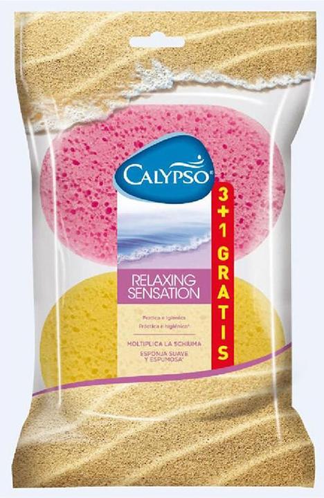 Actual product image Calypso Relaxing Sensation Soft Foam Sponge - Pack of 4