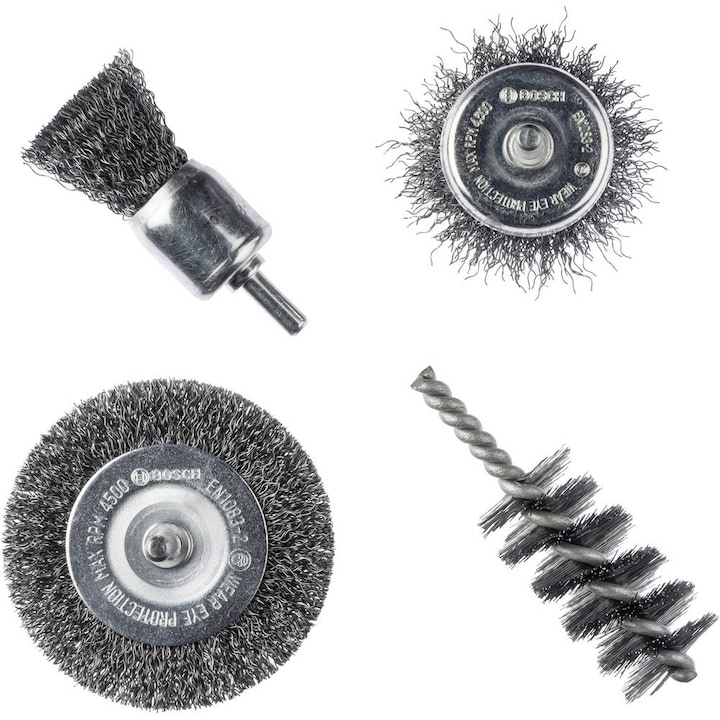 Produktbild Bosch Zubehör 4tlg. Drahtbürsten-Set 4tlg. Drahtbürsten-Set
