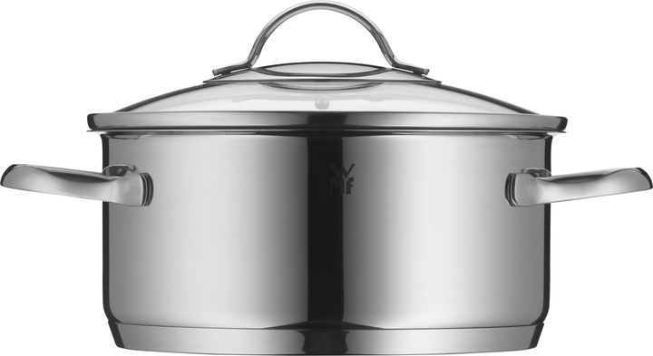 Productafbeelding WMF Kookpan Koekenpan Inductie 20cm Glazen Deksel 2,5l Provence Plus Roestvrij Staal (20 cm, Braadpan + kasserol, Roestvrij staal)