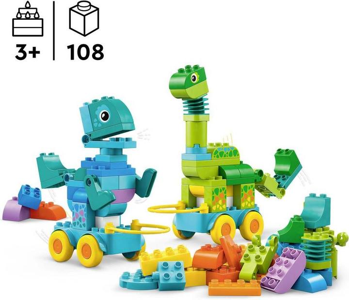 Image du produit LEGO 10451 ® DUPLO® Dinos à roulettes 3-en-1 Set (10451)