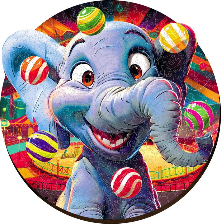 Escape Welt Elefant (200 Teile) - Holzpuzzle (200 Teile)