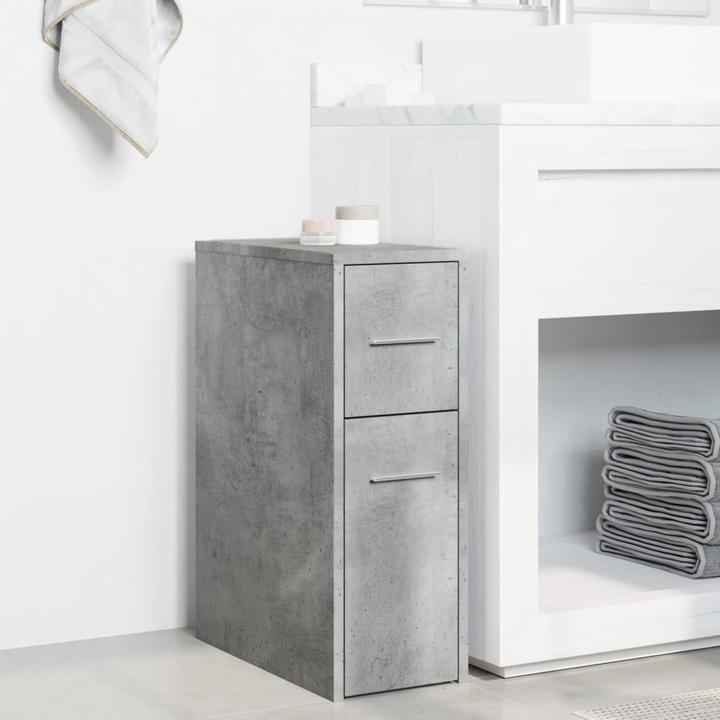 Image du produit vidaXL Armoire de salle de bain Étroite avec roulettes
