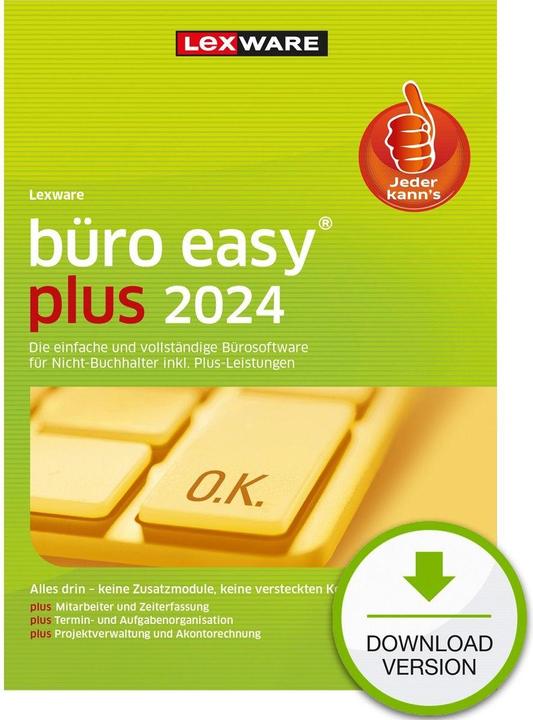 Actual product image Lexware ESD büro easy plus 2024 annual version (1 User, 12 months)