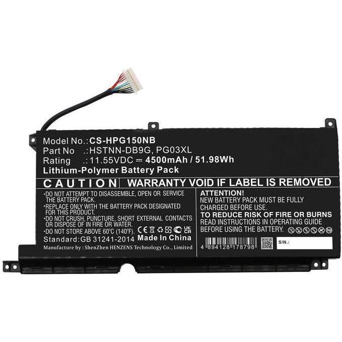 CoreParts L48495-005-CP (4500 mAh), Notebook Akku