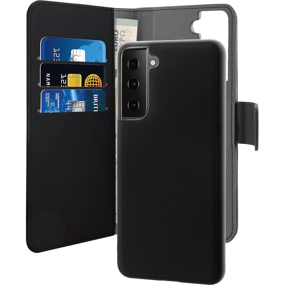 Puro Case Wallet Removable 2 in 1 Samsung Galaxy A13 5G (Black) (Samsung Galaxy A13 5G), Smartphone Hülle, Schwarz