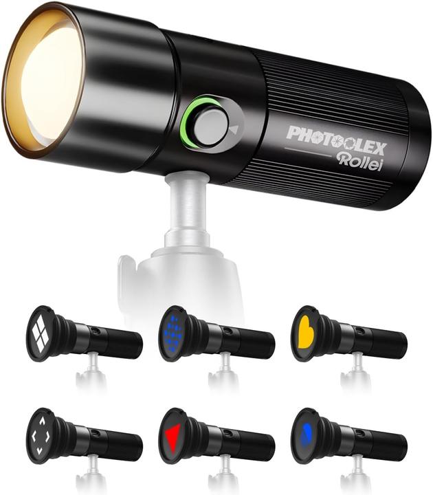Actual product image Rollei LED-Effekt-Licht I Photoolex Gobo Light