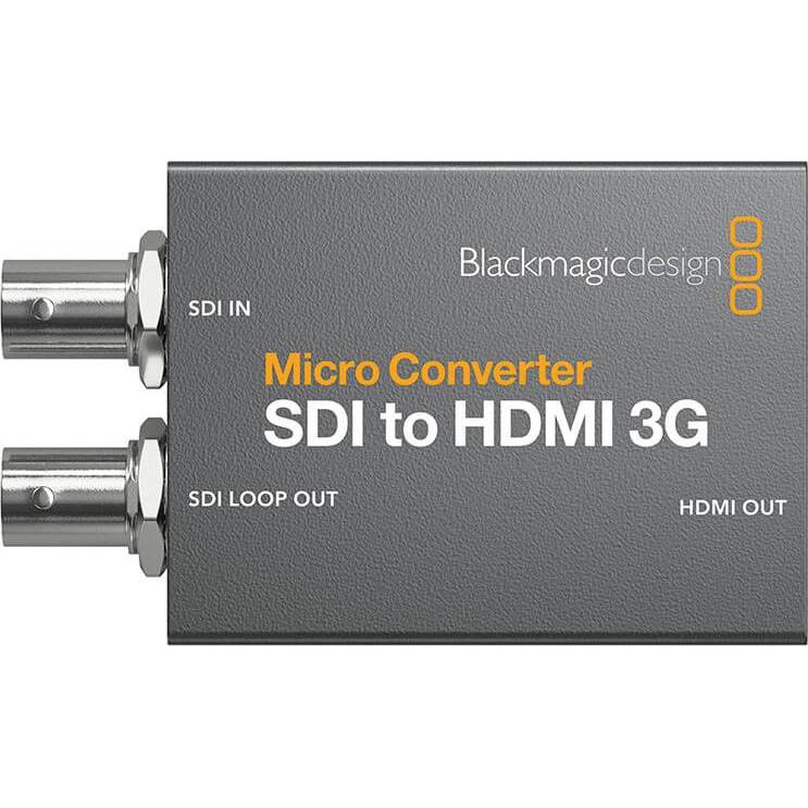 Blackmagic Micro Convertitore SDI - HDMI 3G PSU (Interruttore video), Convertitore video