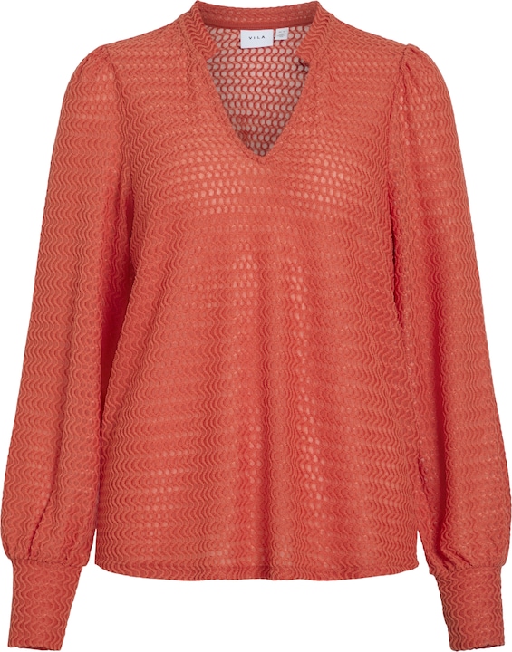 Actual product image Vila V-neck top with long sleeves (XS)