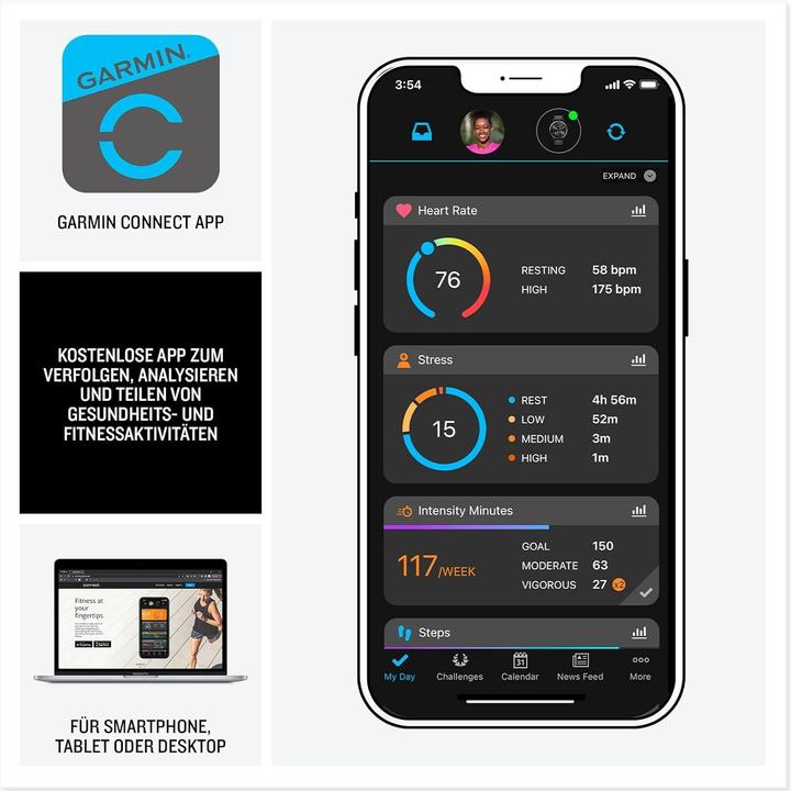 Produktbild Garmin Forerunner 165 Music (43 mm)