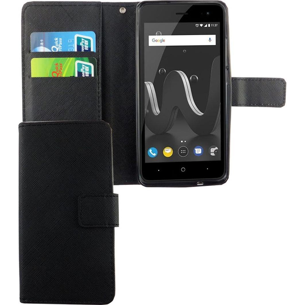 König Design Hülle Handy Schutz für Wiko Jerry 2 Case Cover Tasche Wallet Etui Handyhülle Neu (Wiko Jerry 2), Smartphone...