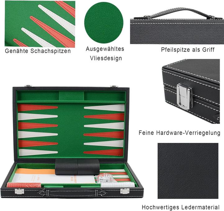 Produktbild Bucher&Rossini Backgammon Koffer