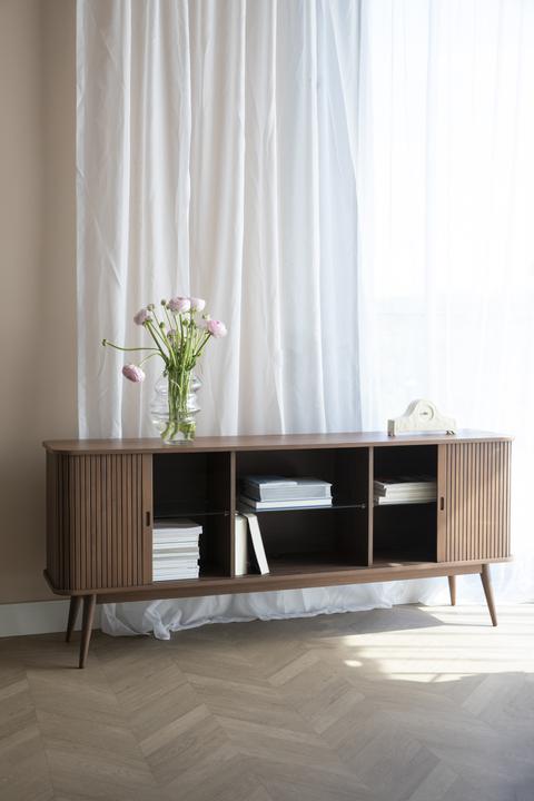 Actual product image Zuiver Sideboard Barbier 180 Walnut (180 x 40 x 74.60 cm)