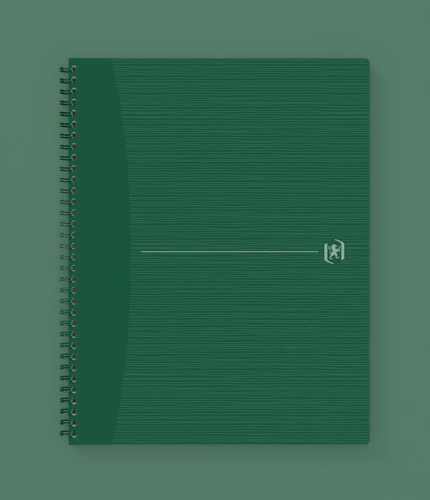 Produktbild Oxford Origins Spiralheft A4+ kariert (A4, Kariert, Weicher Einband)