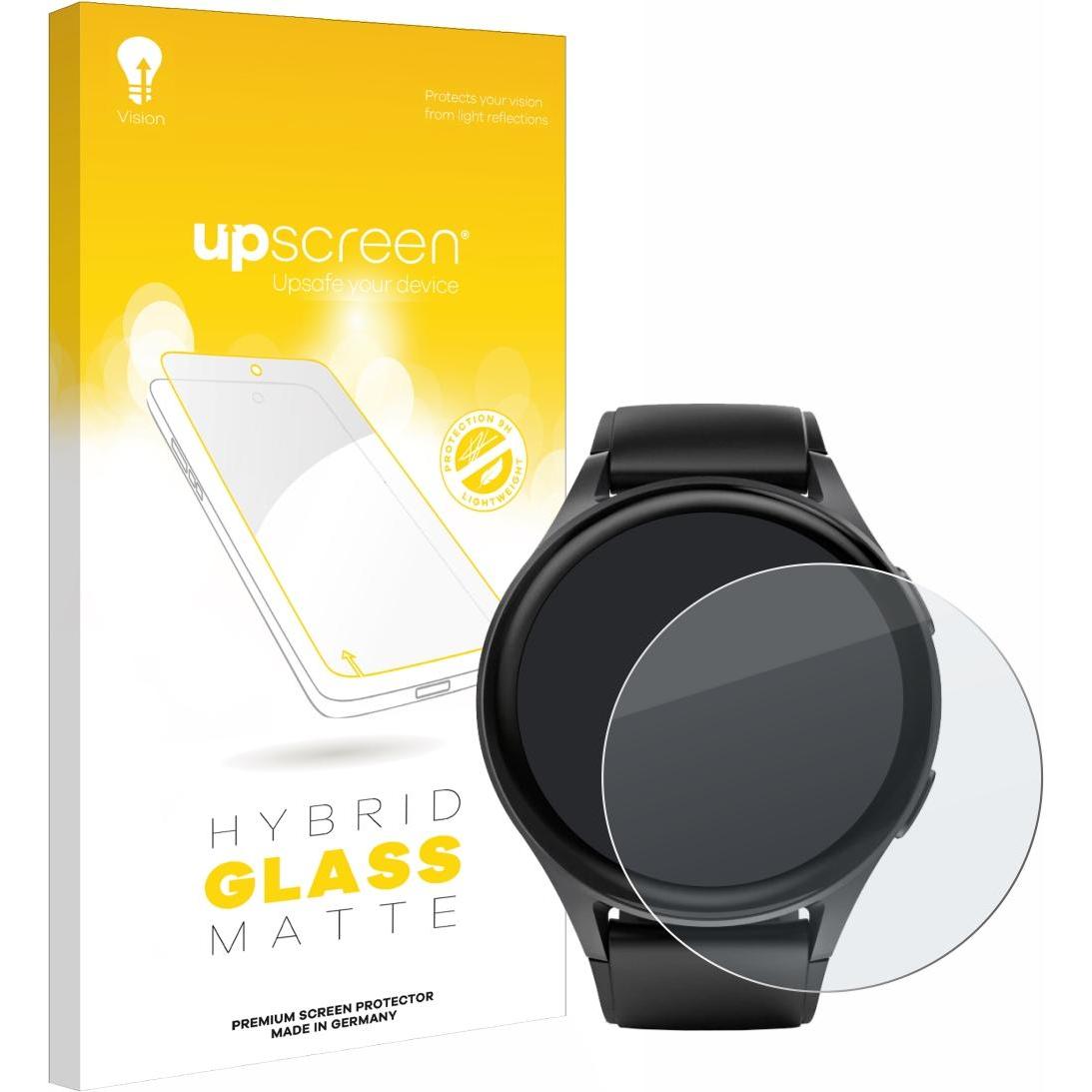 upscreen Reflection Shield Panzerglasfolie Matt, Smartwatch Schutzfolie, Grau
