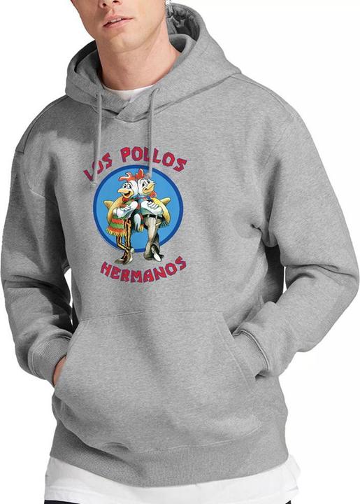 Produktbild Gildan Los Pollos Hermanos Kapuzenpullover meliert (L)