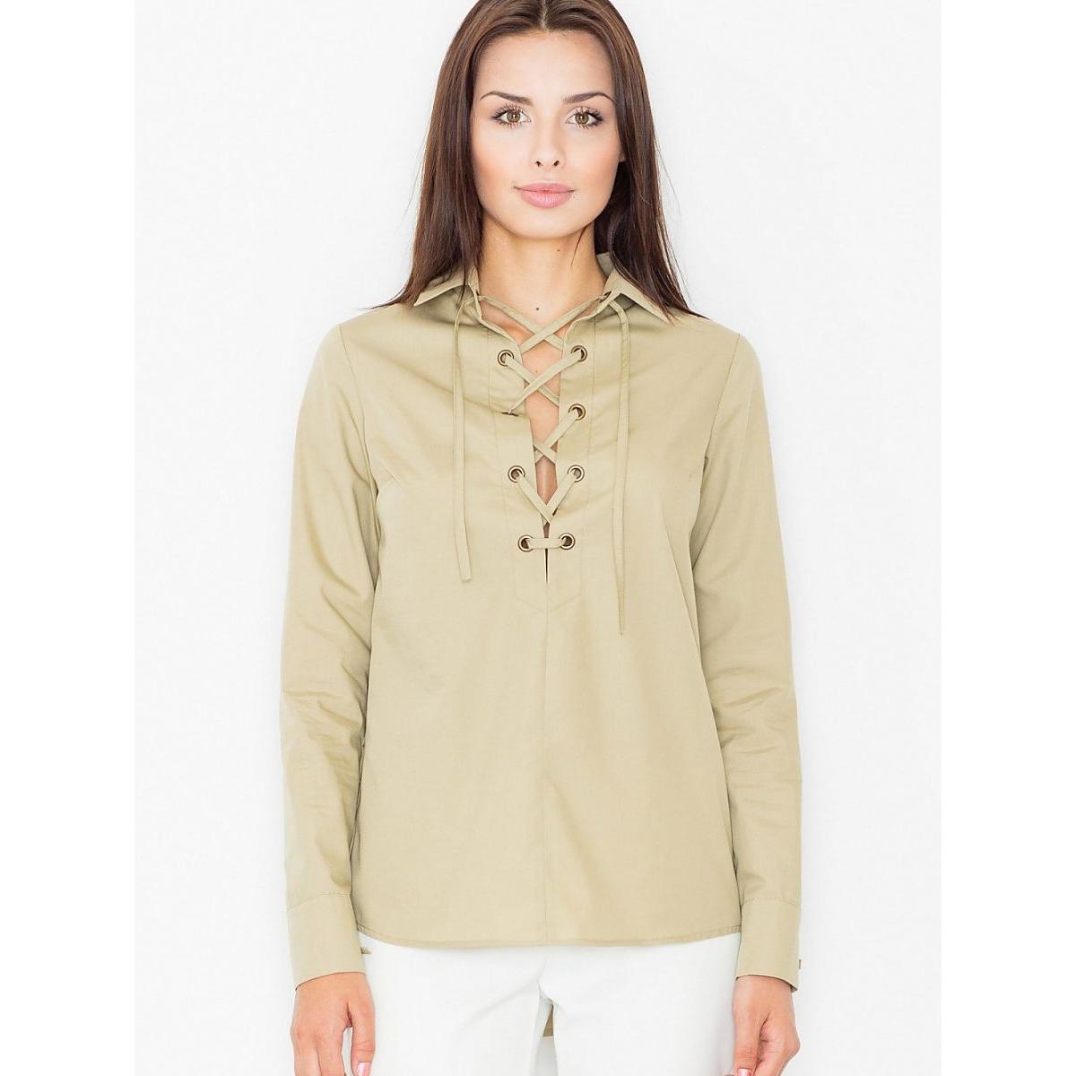 Figl, Damen, Bluse, Bluse, Grün, (L)