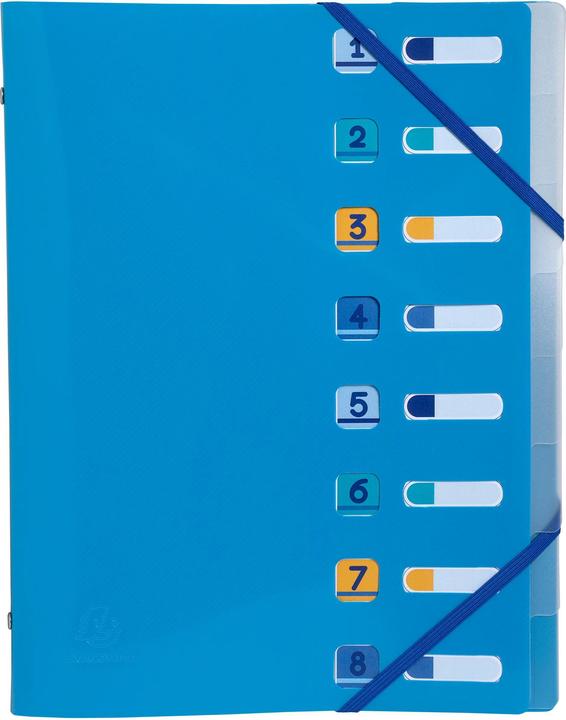 Produktbild Exacompta Fächermappen Set Bee Blue (A4, 1x)