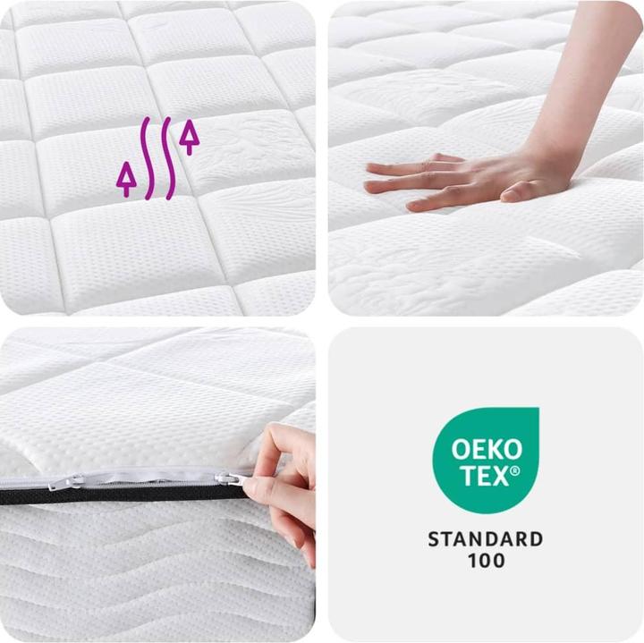 Image du produit vidaXL Jerrold (90 x 200 cm, Noyau de printemps)