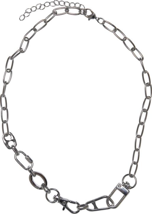 Produktbild Urban Classics Various Fastener Necklace (Eisen, Zink)