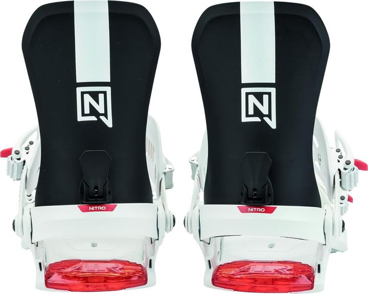 Produktbild Nitro Heren One Snowboardbinding, Zwart/Wit/Rood, M (M)