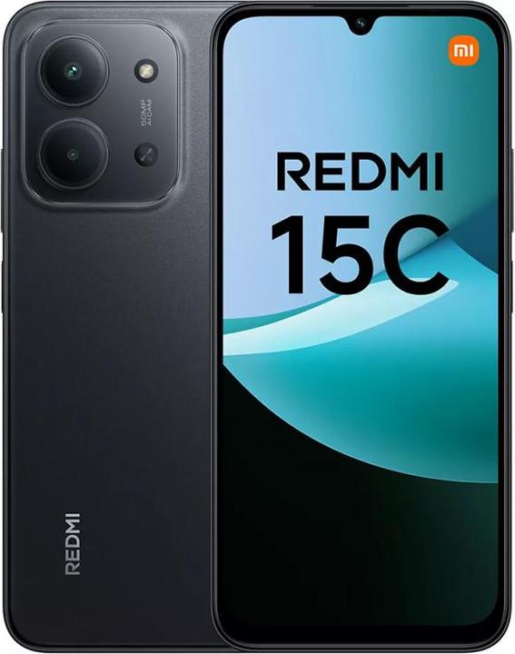 Productafbeelding Xiaomi Redmi 15C 8GB/256GB Midnight Black (256 GB, Middernachtelijk zwart, 6.90", Dubbele SIM, 4G)