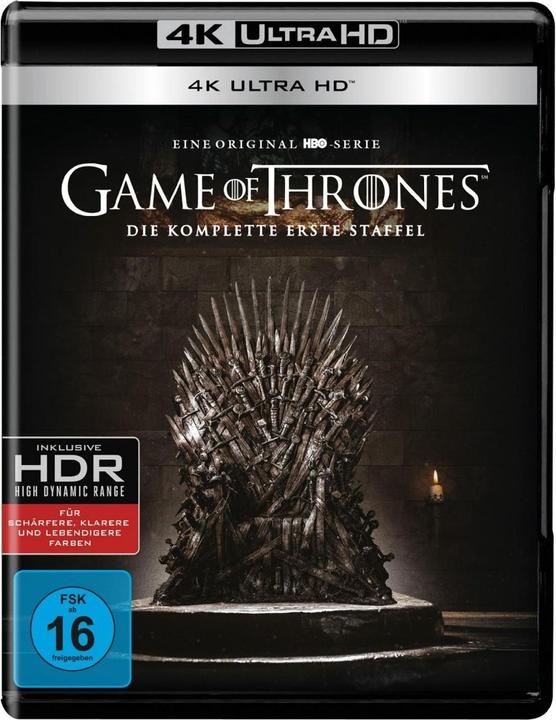 Game of Thrones (Die komplette 1. Staffel) (4 Discs) 4K UHD (4k Blu-ray, 2018, Deutsch)