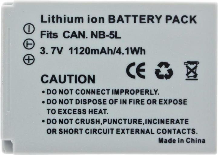 Produktbild Canon Akku NB-5L Digicam IXY 1000 (Kamera Akku)