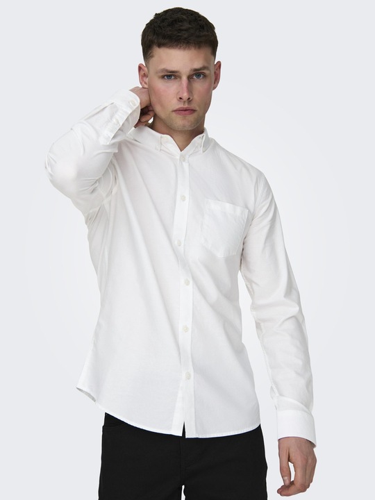 Produktbild Only & Sons Einfarbiges Langarmhemd (XXL)