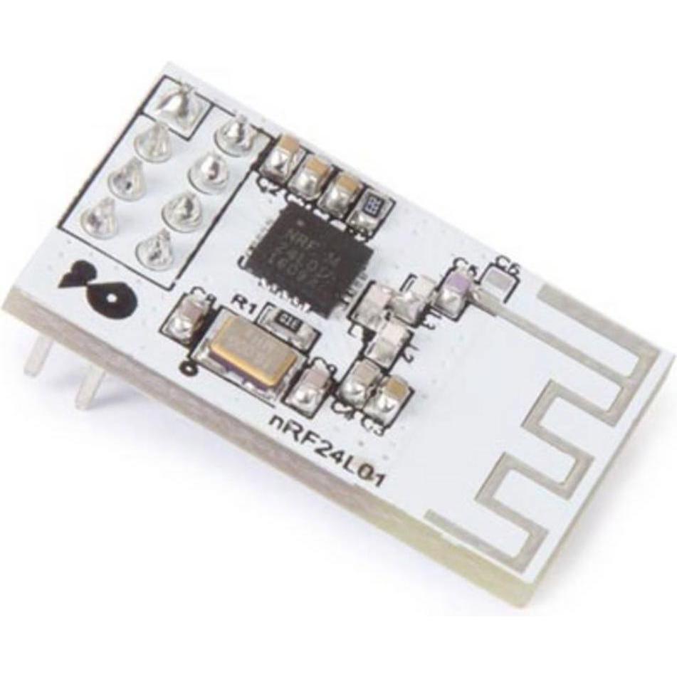 Whadda Funkmodul NRF24L01 2.4 GHz 2 Stück, Entwicklungsboard Zubehör, Schwarz, Weiss, Gold