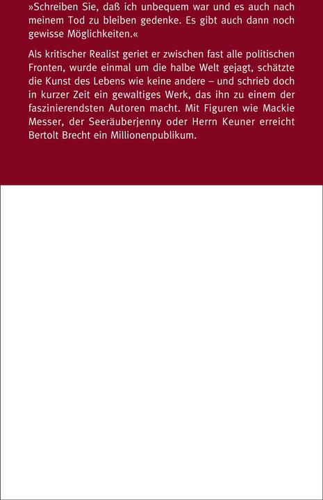 Produktbild Bertolt Brecht (Deutsch, Jan Knopf, 2006)