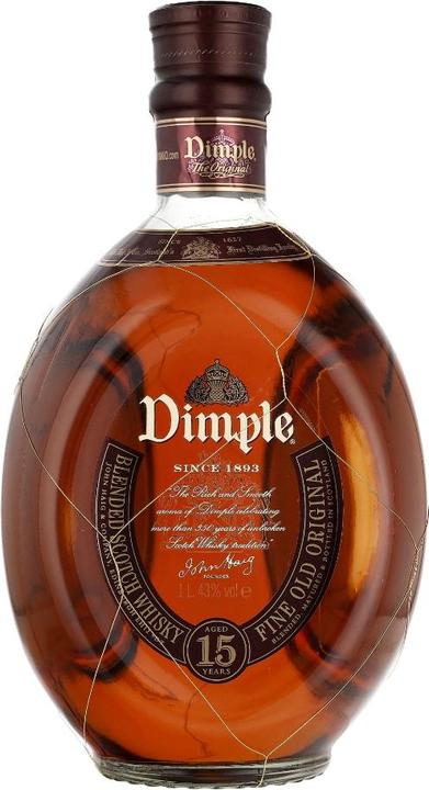 Actual product image Dimple 15 Years (Blended Whisky, 1 x 100 cl)