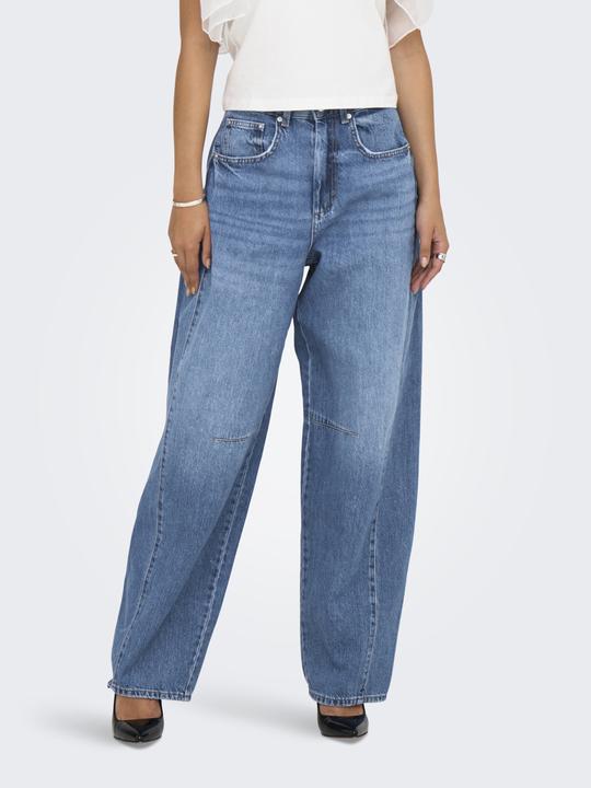 Immagine prodotto Only ONLHORSESHOE Mittlere Taille Barrel Fit Jeans Jeans mit weitem Bein (W29/L30)